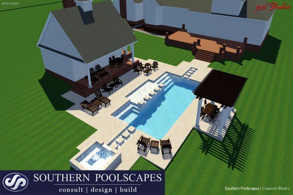 We Offer FREE 3D Pool Design in Florida, Alabama, Mississippi