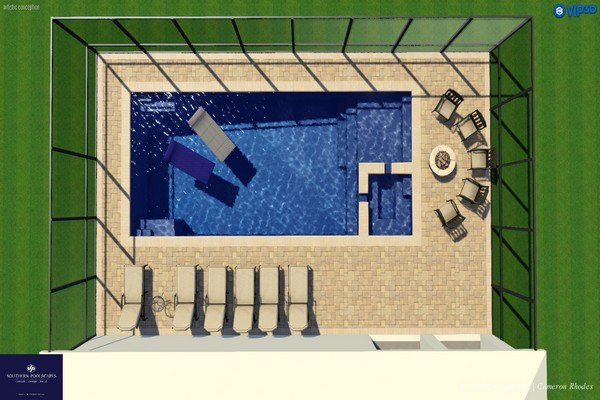 3D Pool Design - Southern Poolscapes